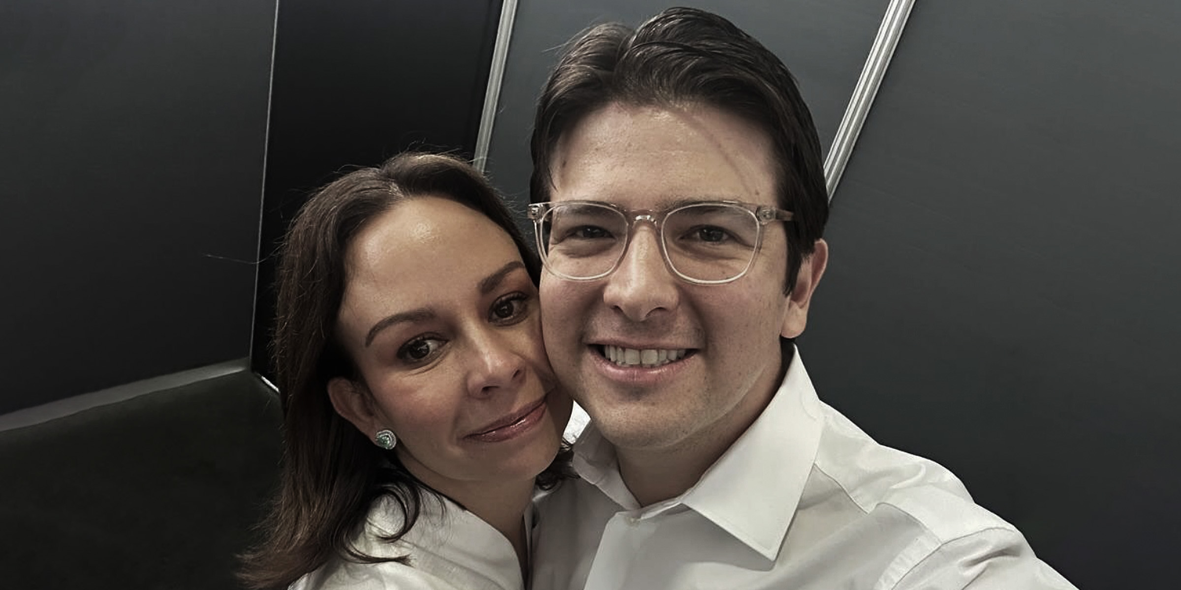 María Claudia Tarazona y Miguel Uribe Turbay. | Fuente: Instagram/maclaudiat