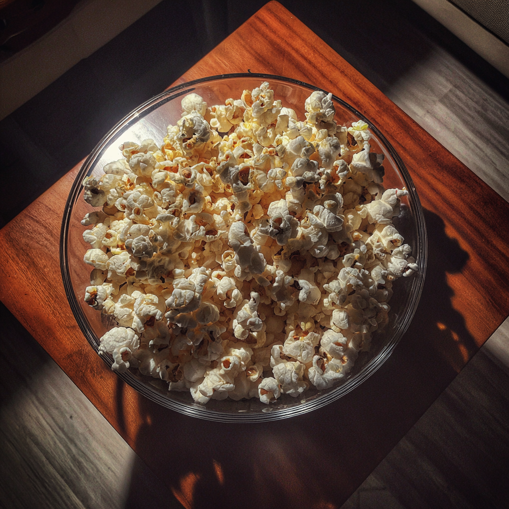 Un bol de palomitas | Fuente: Midjourney