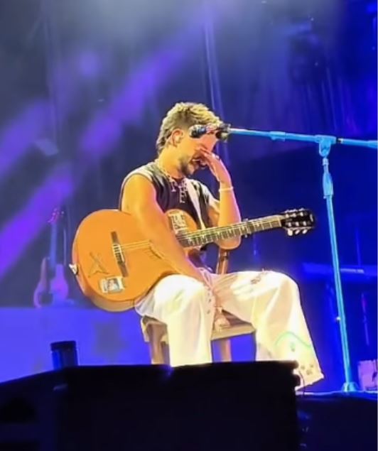 Camilo en un concierto en España | Fuente: Facebook.com/saleelsoltv
