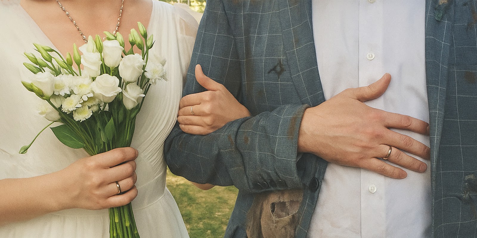 Pareja casada. | Fuente: Sora