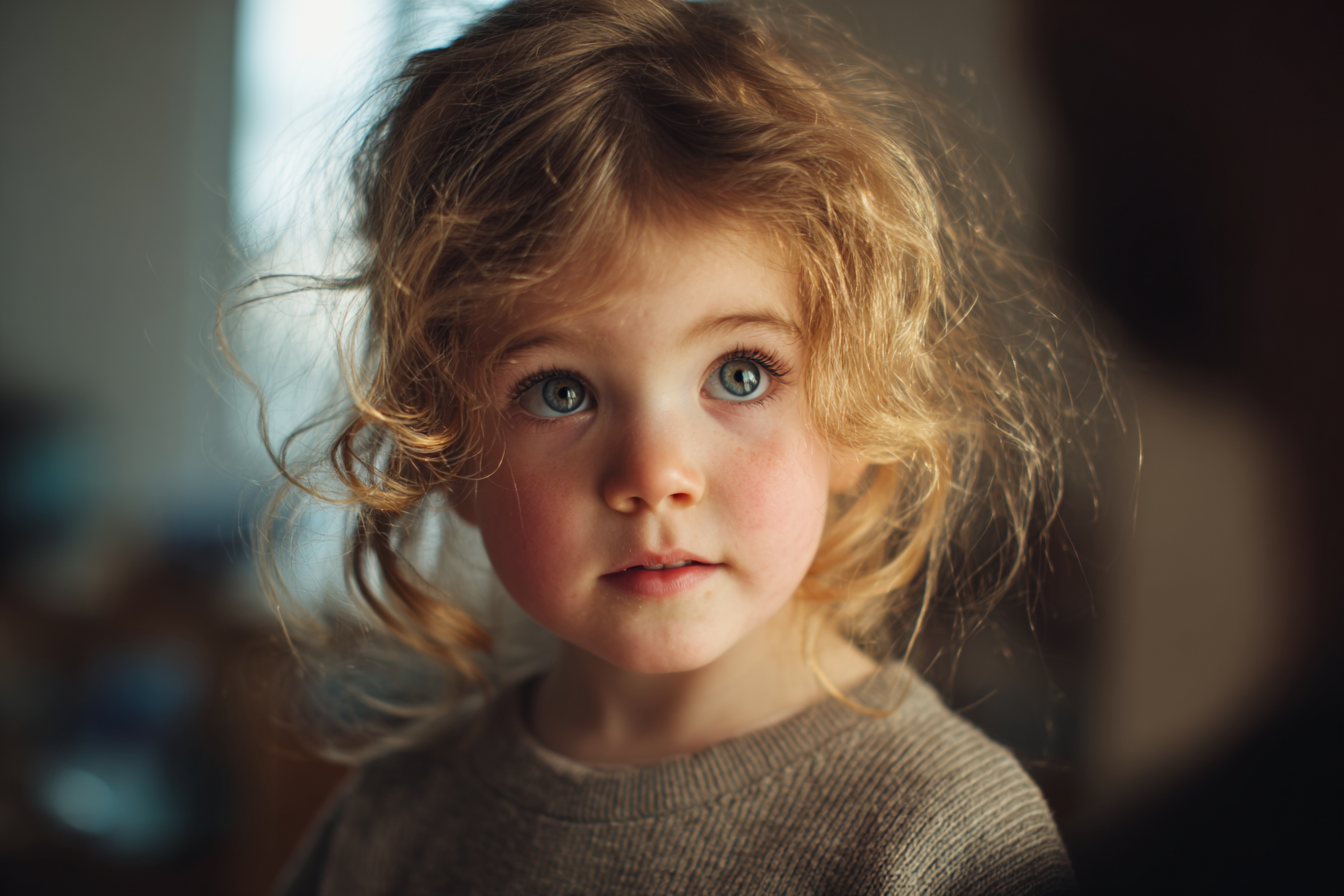 Una niña hablando con su padre | Fuente: Midjourneyy