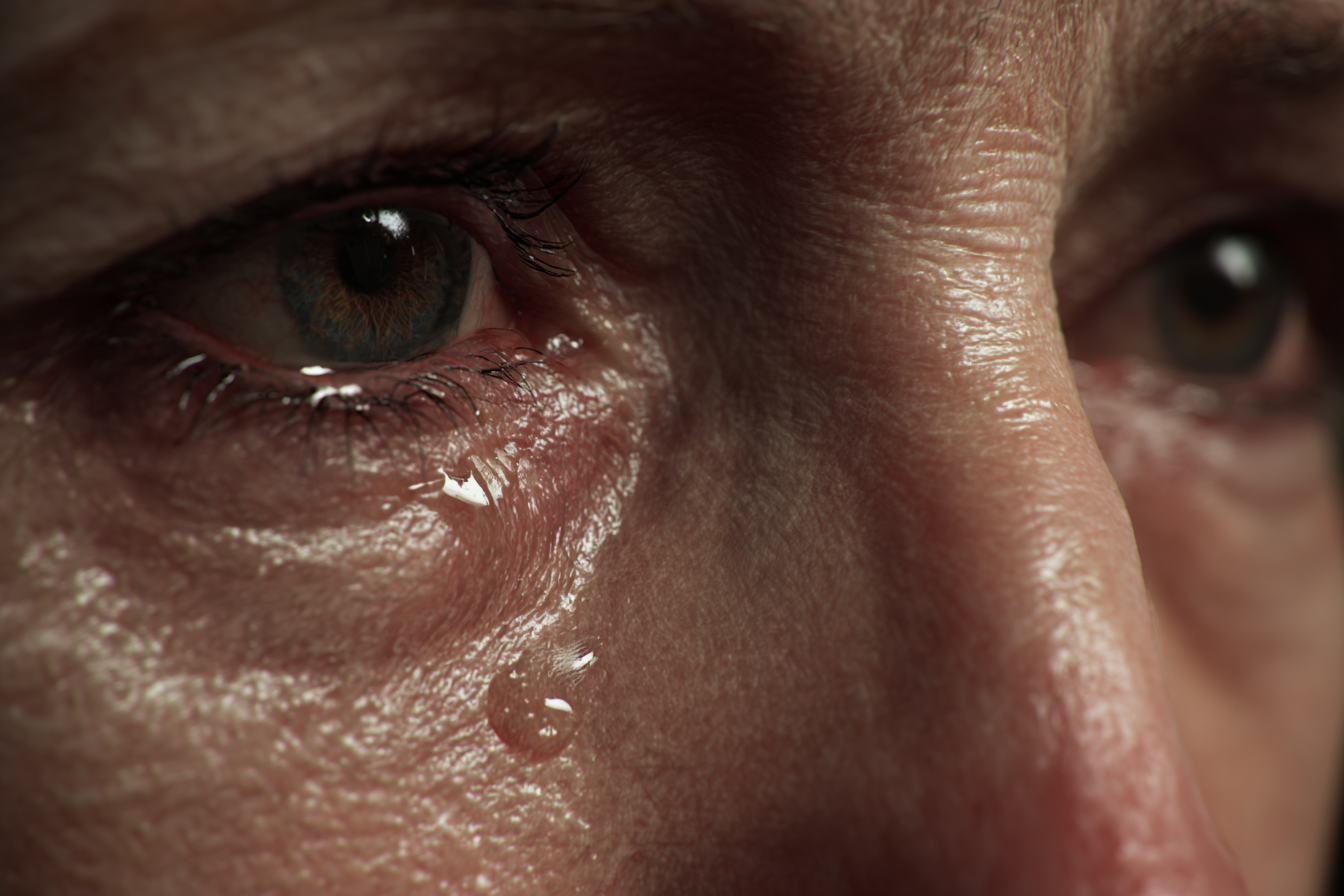 Primer plano de los ojos de una mujer mayor | Fuente: Midjourney