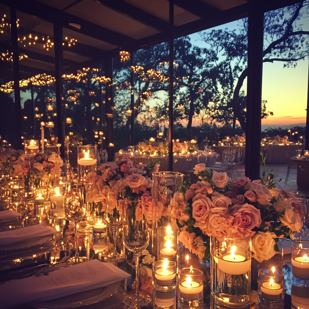 Una boda en un hermoso viñedo | Fuente: Midjourney