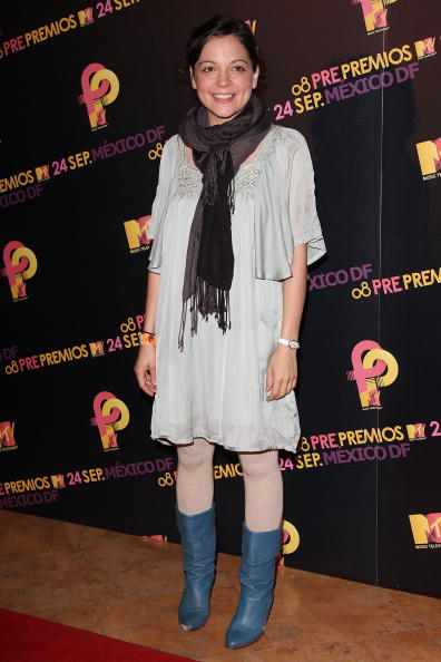 La cantante Natalia Lafourcade asiste a la alfombra roja de los Premios MTV Latinoamérica en el Vive Cuervo Salón el 24 de septiembre de 2008 en la Ciudad de México.