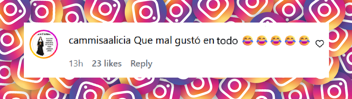 Comentario de una usuaria sobre el look de Luis Ventura para los Martín Fierro de Streaming | Fuente: Instagram/telefe