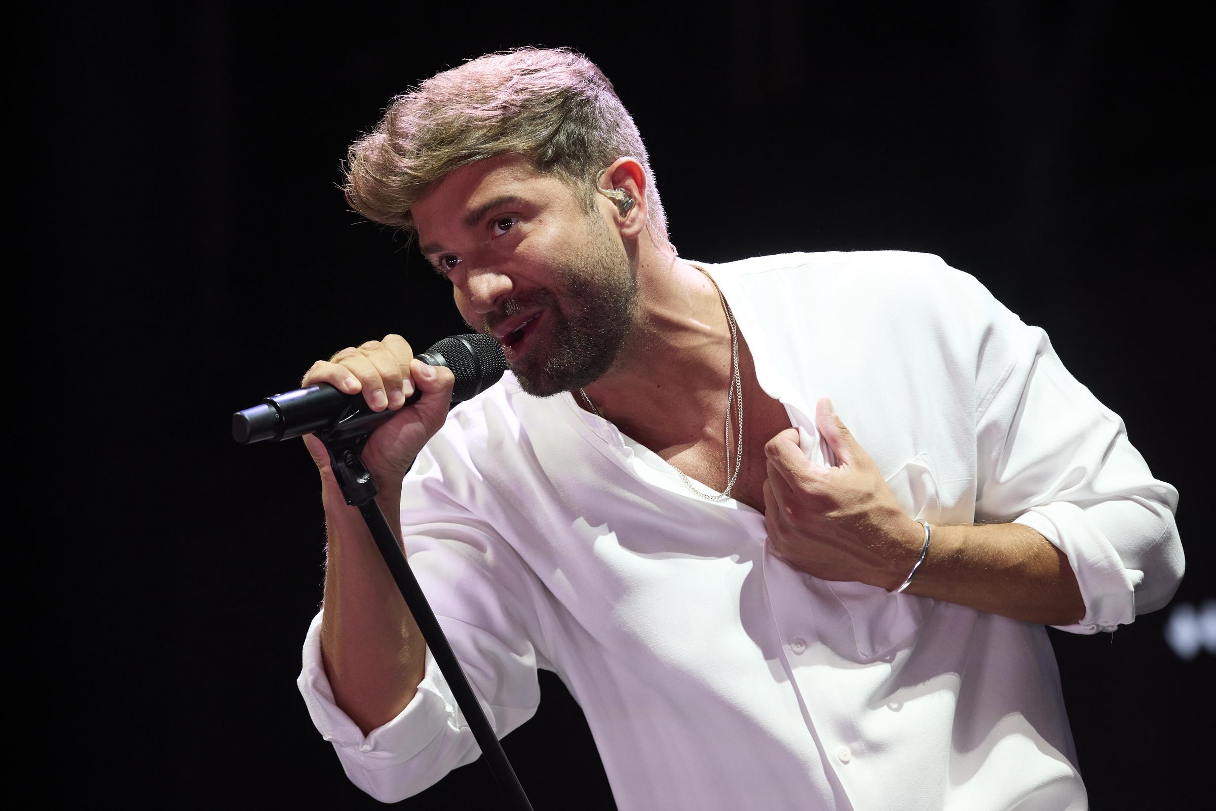 Pablo Alborán en la Plaza de Toros de Valencia el 17 de junio de 2023 en Valencia, España. | Fuente: Getty Images