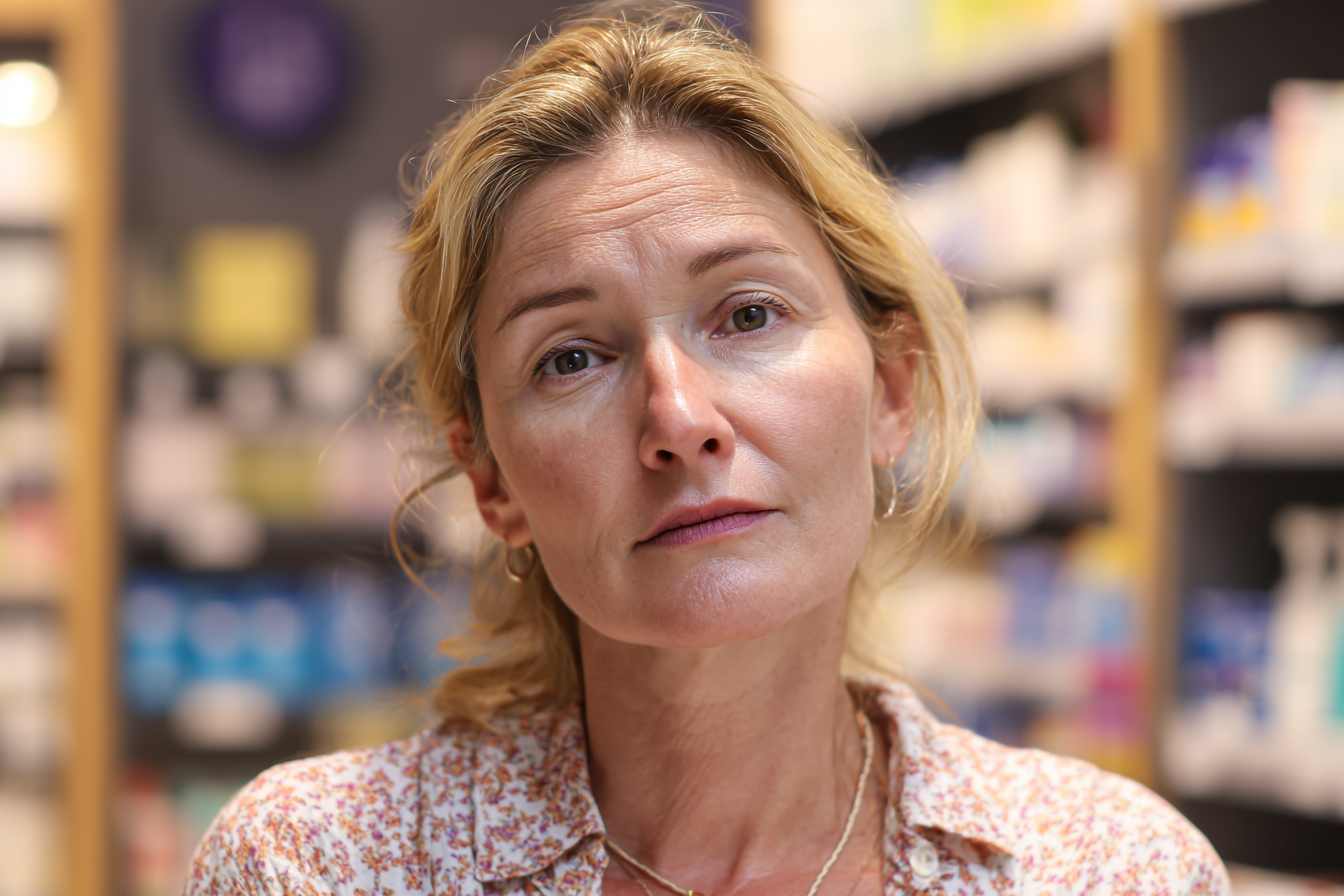 Una mujer mirando al frente | Fuente: Midjourney