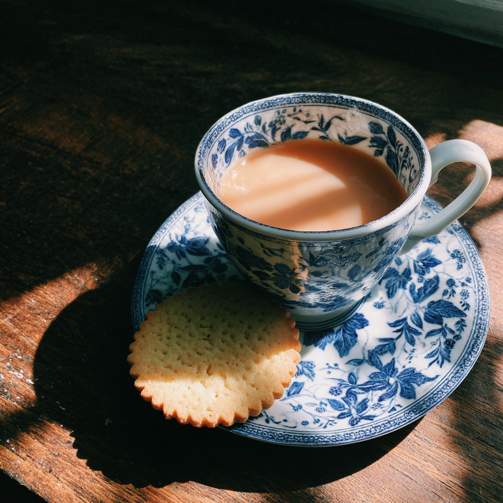 Una taza de té | Fuente: Midjourney