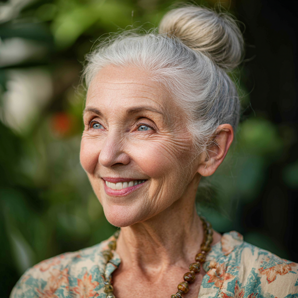 Una amable anciana | Fuente: Midjourney