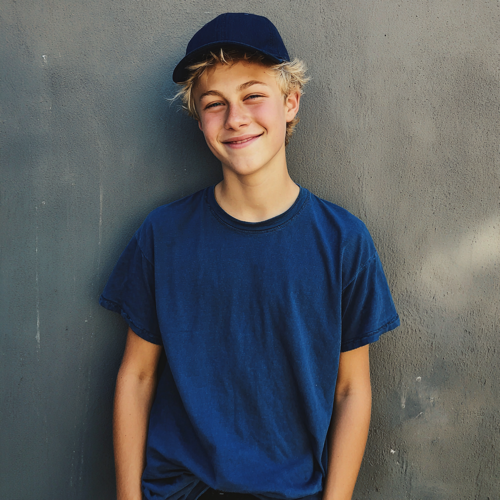 Un adolescente sonriente | Fuente: Midjourney