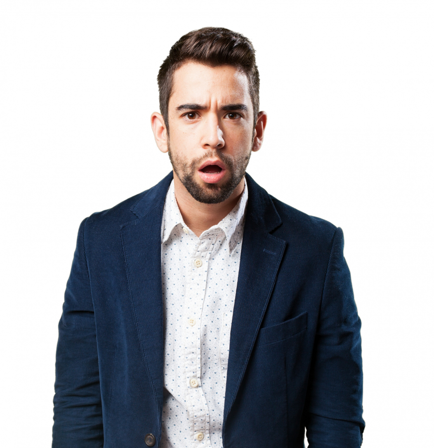 Un hombre con cara de preocupación | Fuente: Freepik