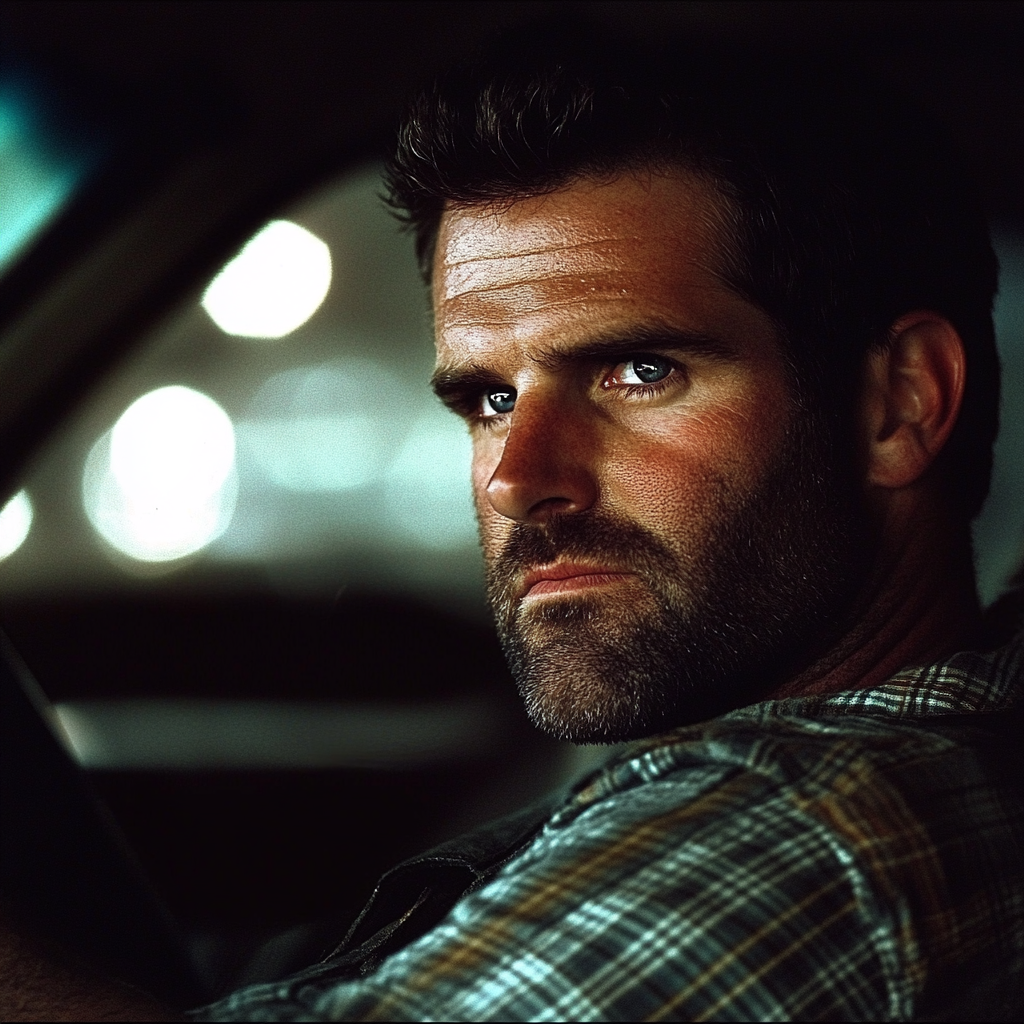 Un hombre conduciendo un automóvil | Fuente: Midjourney