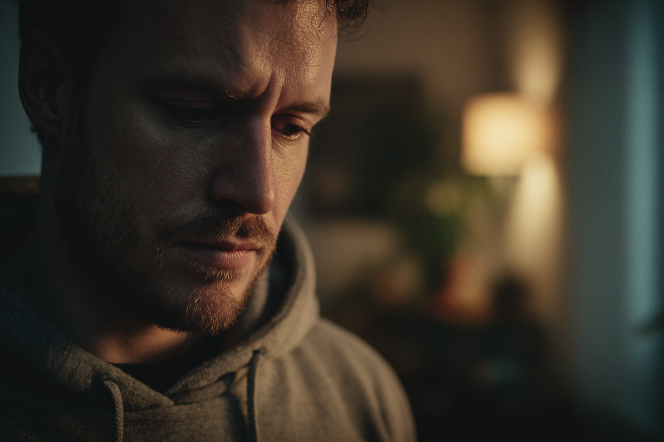 Un hombre disgustado | Fuente: Midjourney