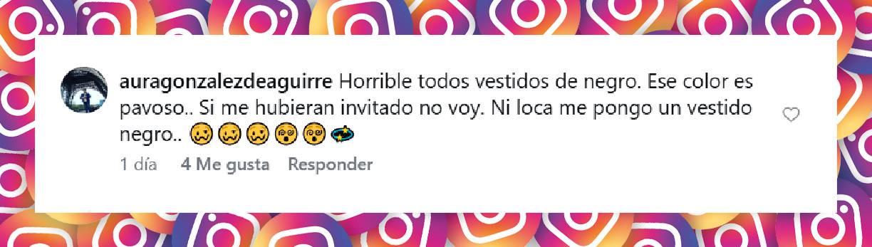 Comentario de una usuaria | Fuente: Instagram/lilianarodriguezmorillo