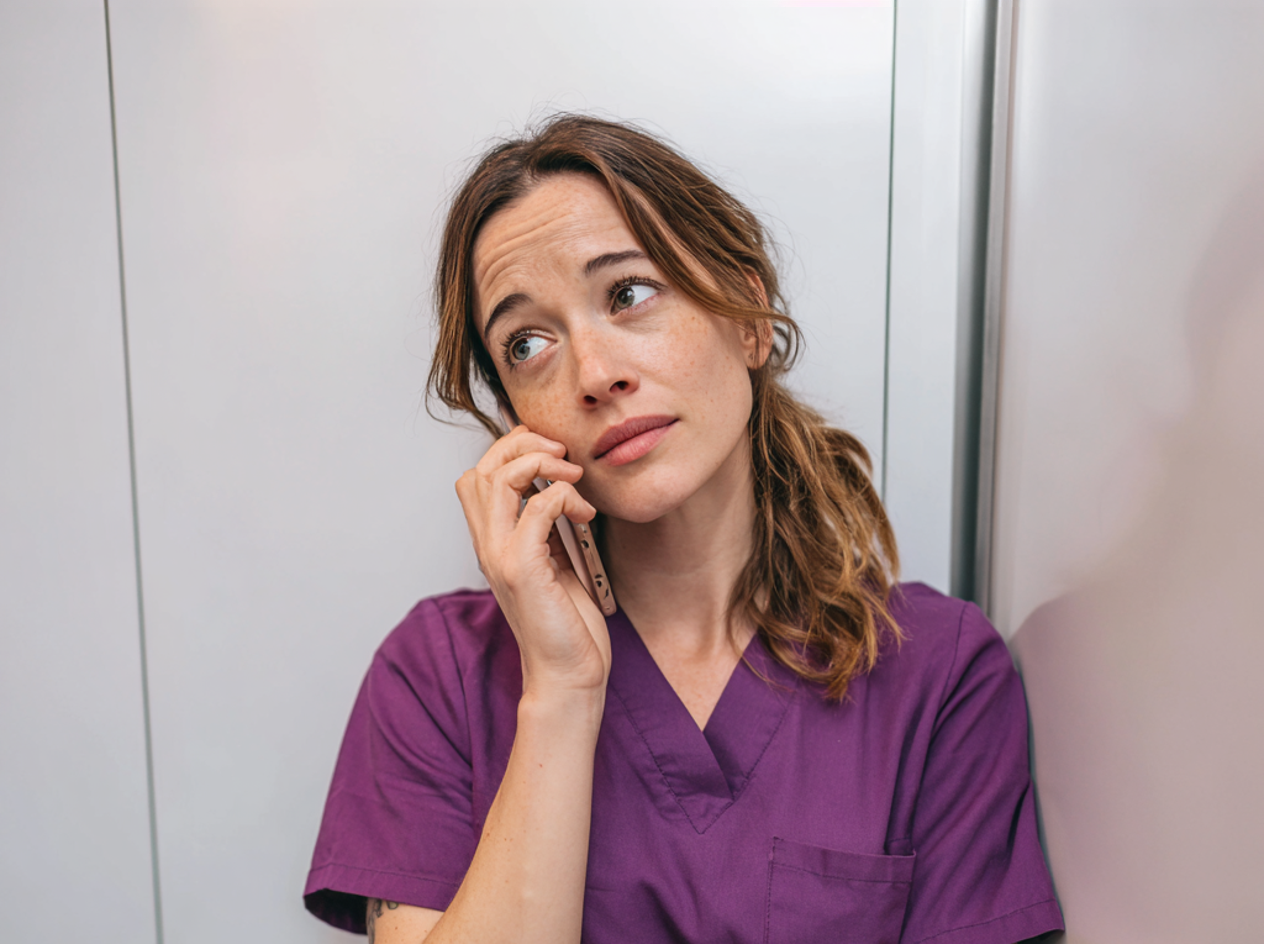 Una mujer hablando por teléfono | Fuente: Midjourney