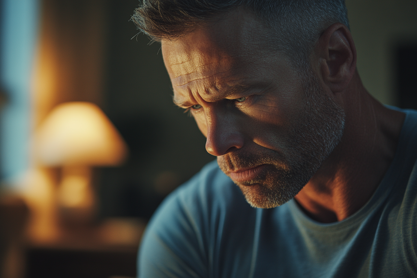 Un hombre disgustado | Fuente: Midjourney