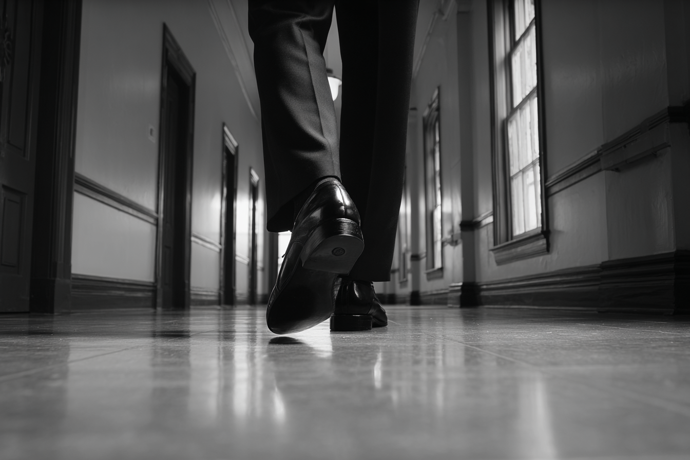 Un hombre alejándose | Fuente: Midjourney