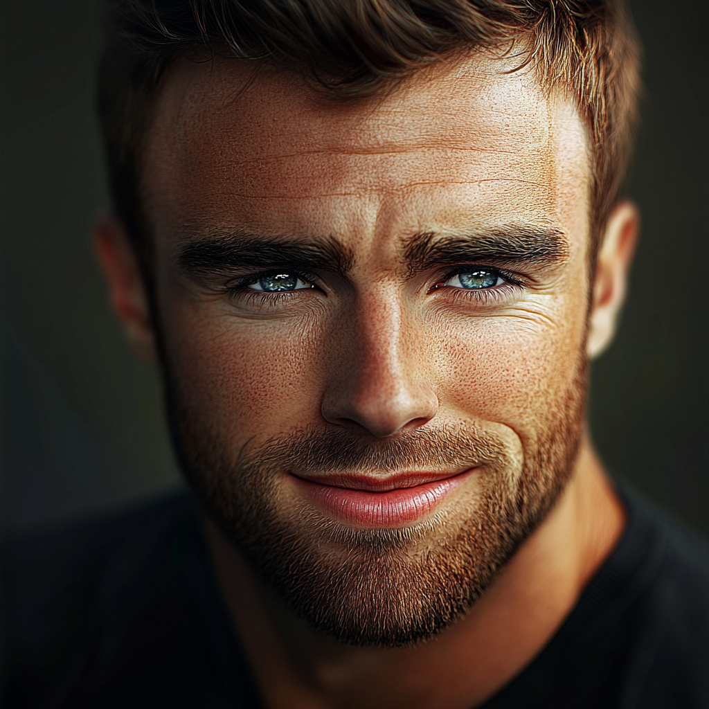 Un hombre sonriendo | Fuente: Midjourney
