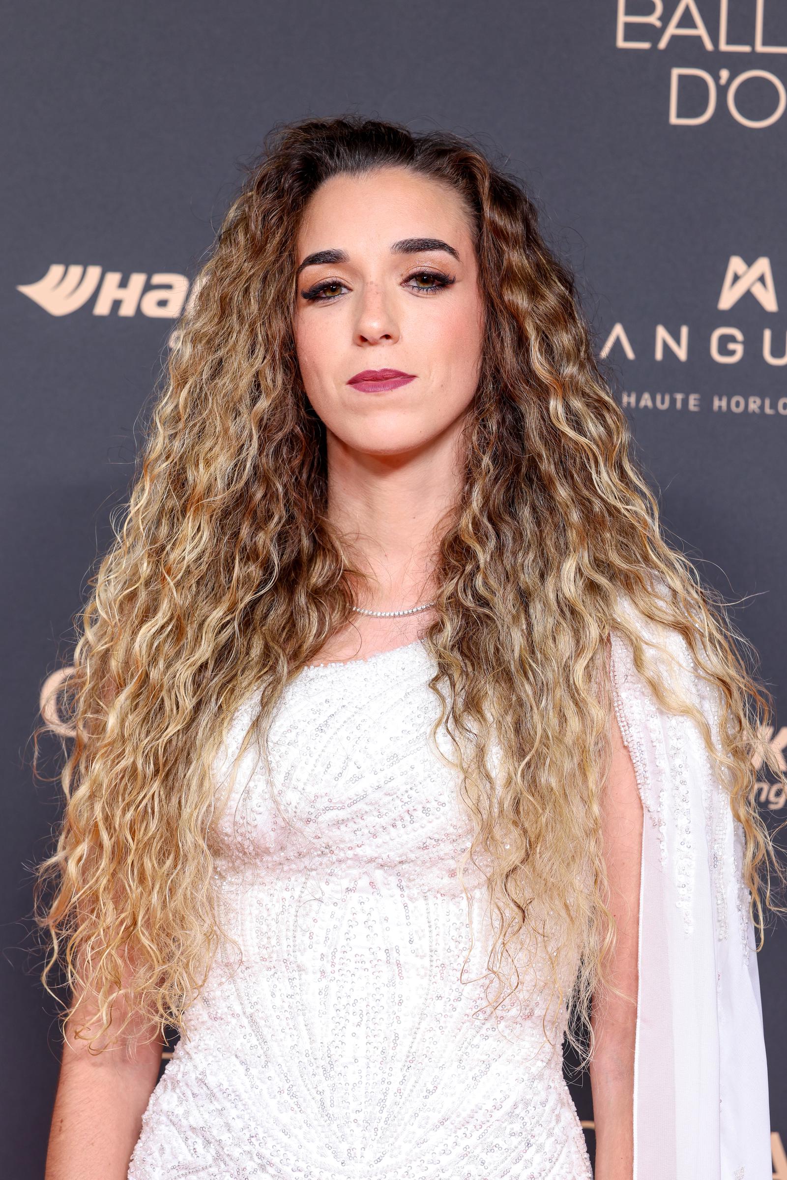 Rute Cardoso en la 69ª ceremonia del Balón de Oro 2025 en el Théâtre du Châtelet el 22 de septiembre de 2025 en París, Francia. | Fuente: Getty Images