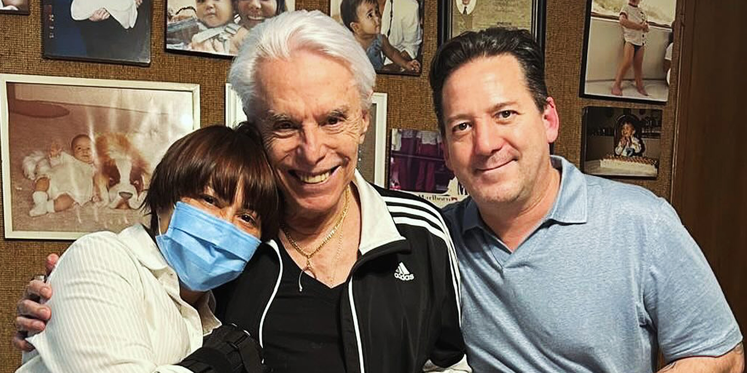 Alejandra Guzmán junto a su padre, Enrique Guzmán y su hermano, Luis Enrique | Fuente: instagram/laguzmanmx