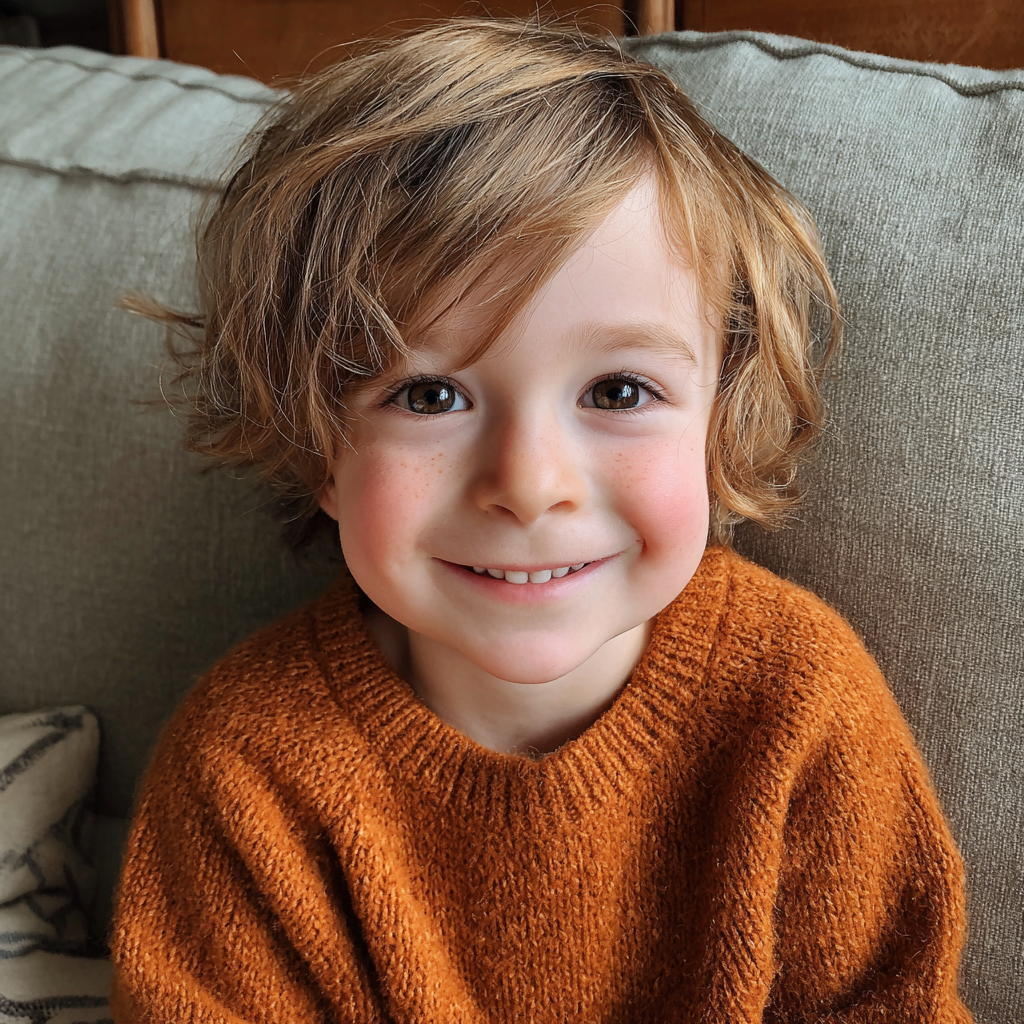 Un niño sonriente | Fuente: Midjourney