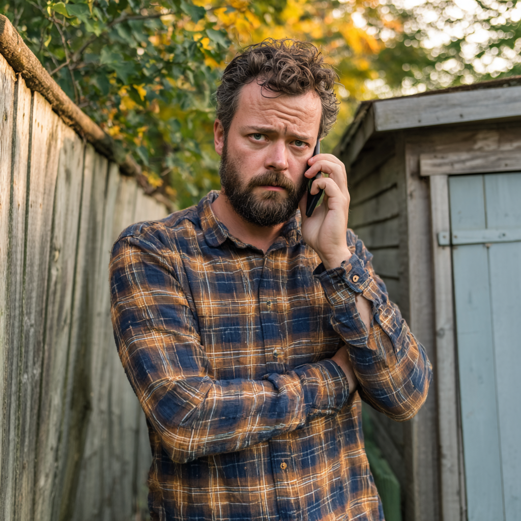 Un hombre hablando por teléfono | Fuente: Midjourney