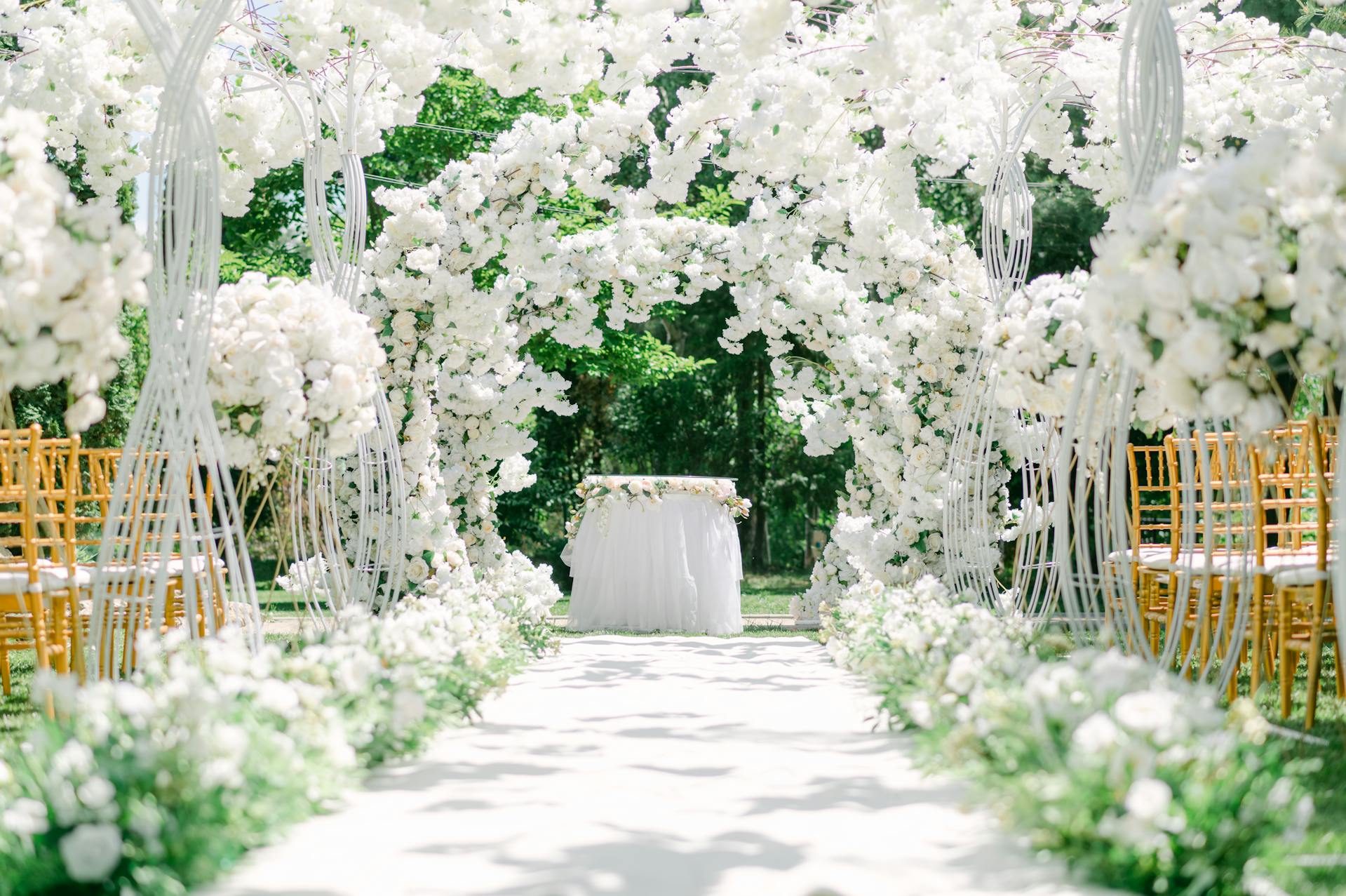 Un montaje de boda | Fuente: Pexels