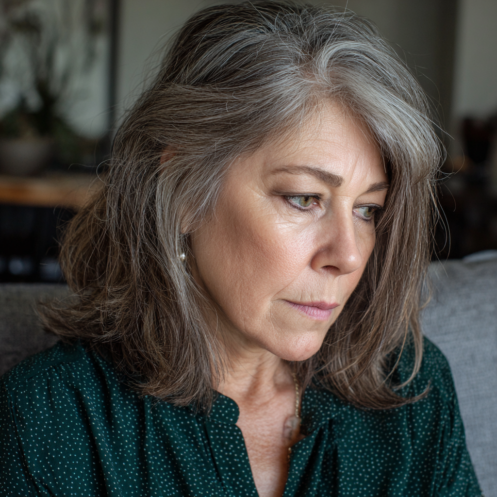 Una mujer mayor disgustada | Fuente: Midjourney