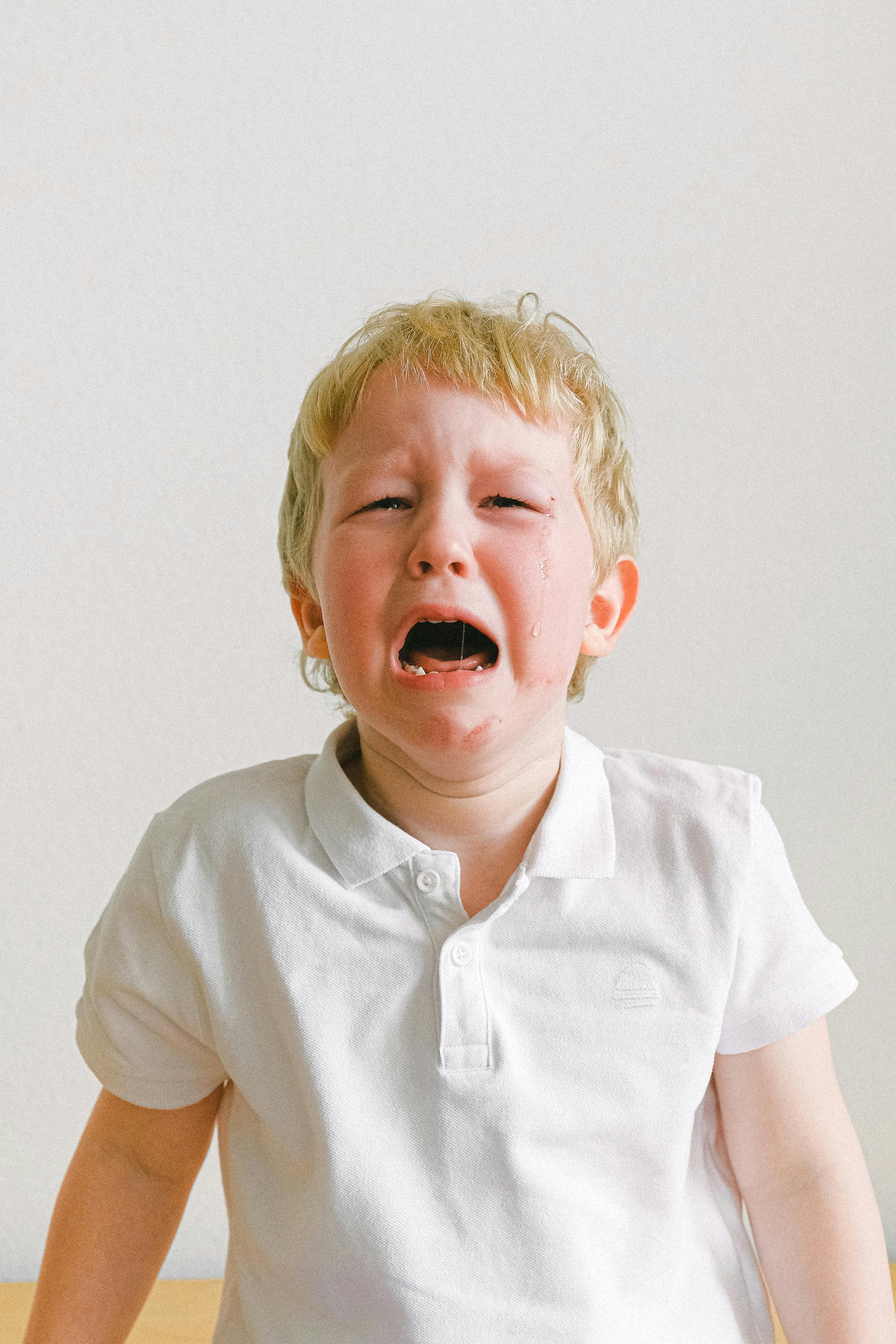 Un niño haciendo una rabieta | Fuente: Pexels
