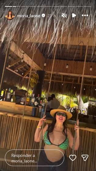 Moria Casán mostró cómo está pasando sus vacaciones en la playa luego de celebrar sus 80 años | Fuente: Instagram Stories/moria_laone
