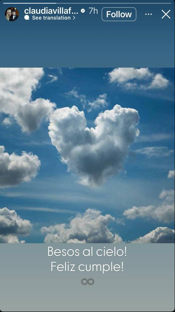 La historia de la cuenta de Claudia Villafañe en homenaje a Diego Maradona | Fuente: Instagram/claudiavillafaneok