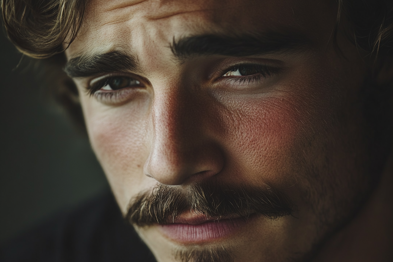 Un hombre angustiado | Fuente: Midjourney