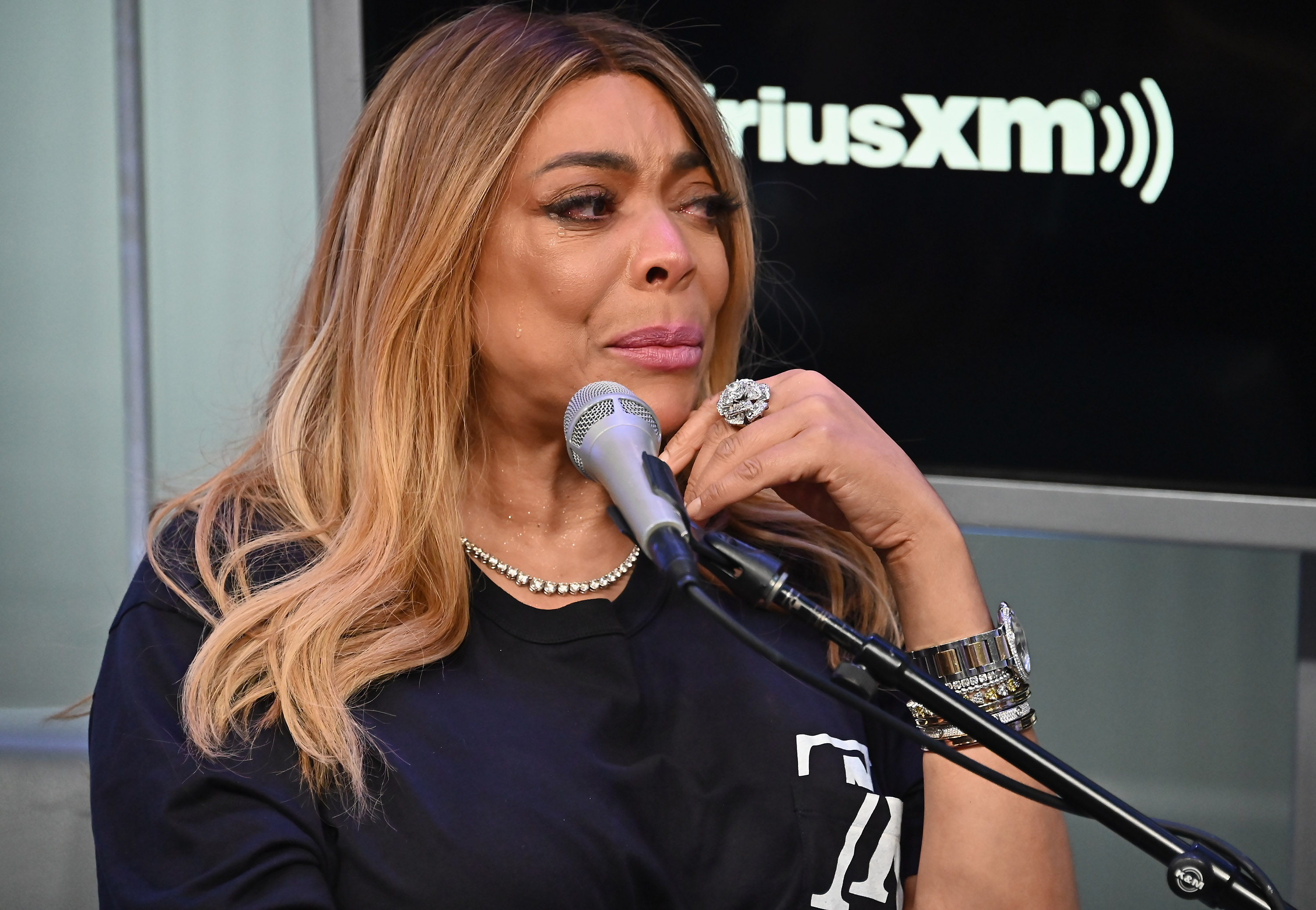 Wendy Williams se emociona durante el evento