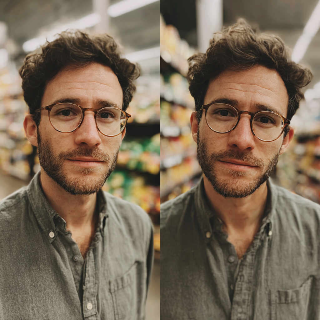 Primer plano de un hombre sonriente | Fuente: Midjourney