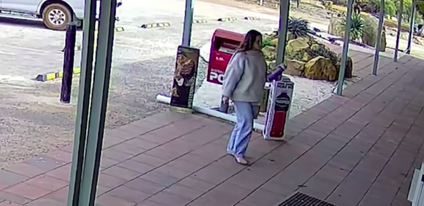 CCTV muestra a Carolina Wilga poco antes de desaparecer. | Foto: Facebook.com/9NewsPerth