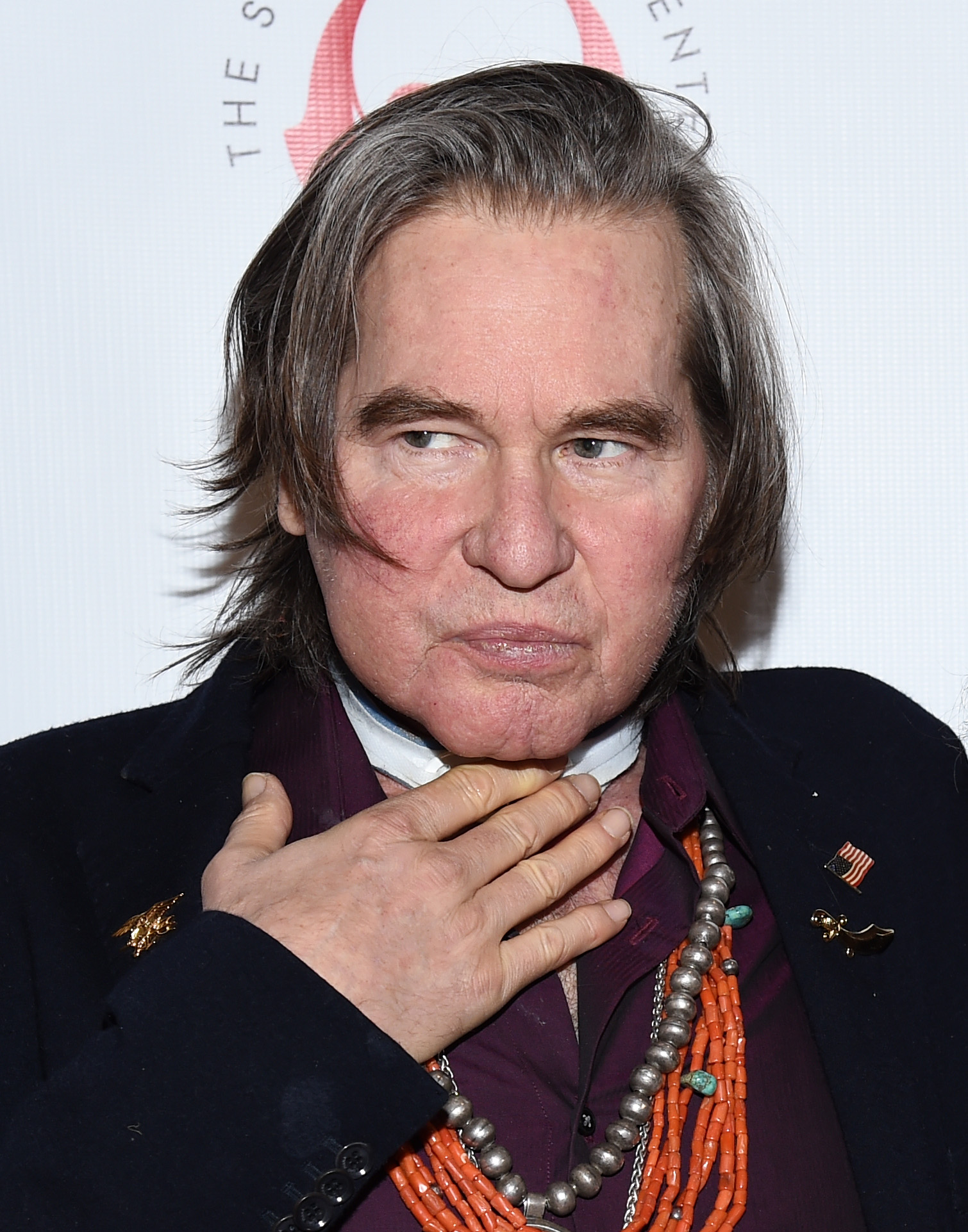Val Kilmer en la lectura en vivo de "El mercader de Venecia" de Simply Shakespeare en el Walt Disney Concert Hall el 28 de octubre de 2019 en Los Ángeles, California. | Fuente: Getty Images