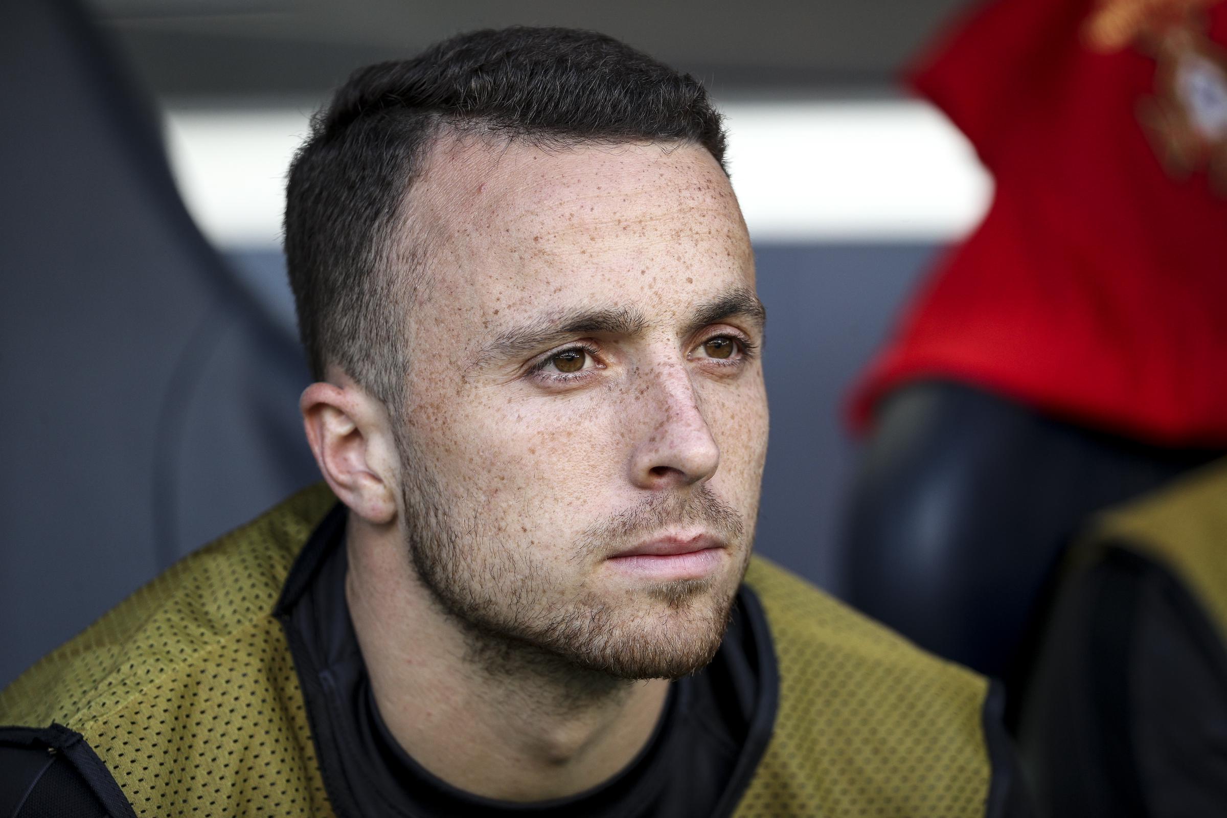 Diogo Jota de Portugal y Wolverhampton durante el partido de fútbol final de la Liga de Naciones de la UEFA Portugal vs Holanda en el estadio Dragao de Oporto el 9 de junio de 2019. | Fuente: Getty Images.
