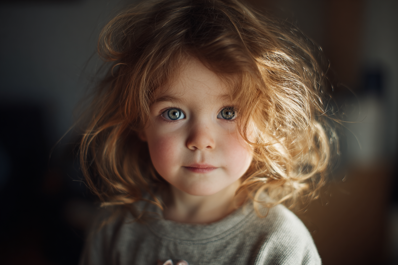 Una niña | Fuente: Midjourney