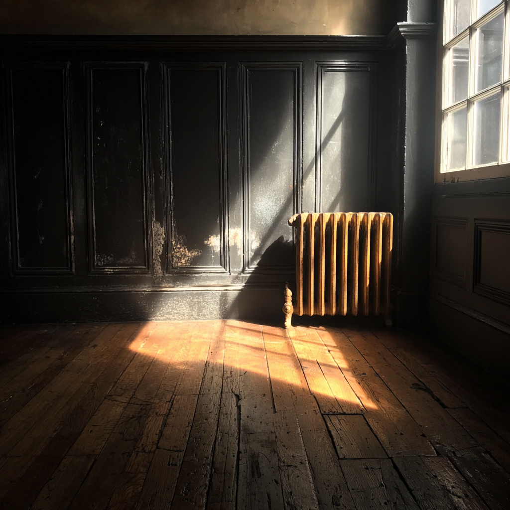 Un radiador en un apartamento | Fuente: Midjourney