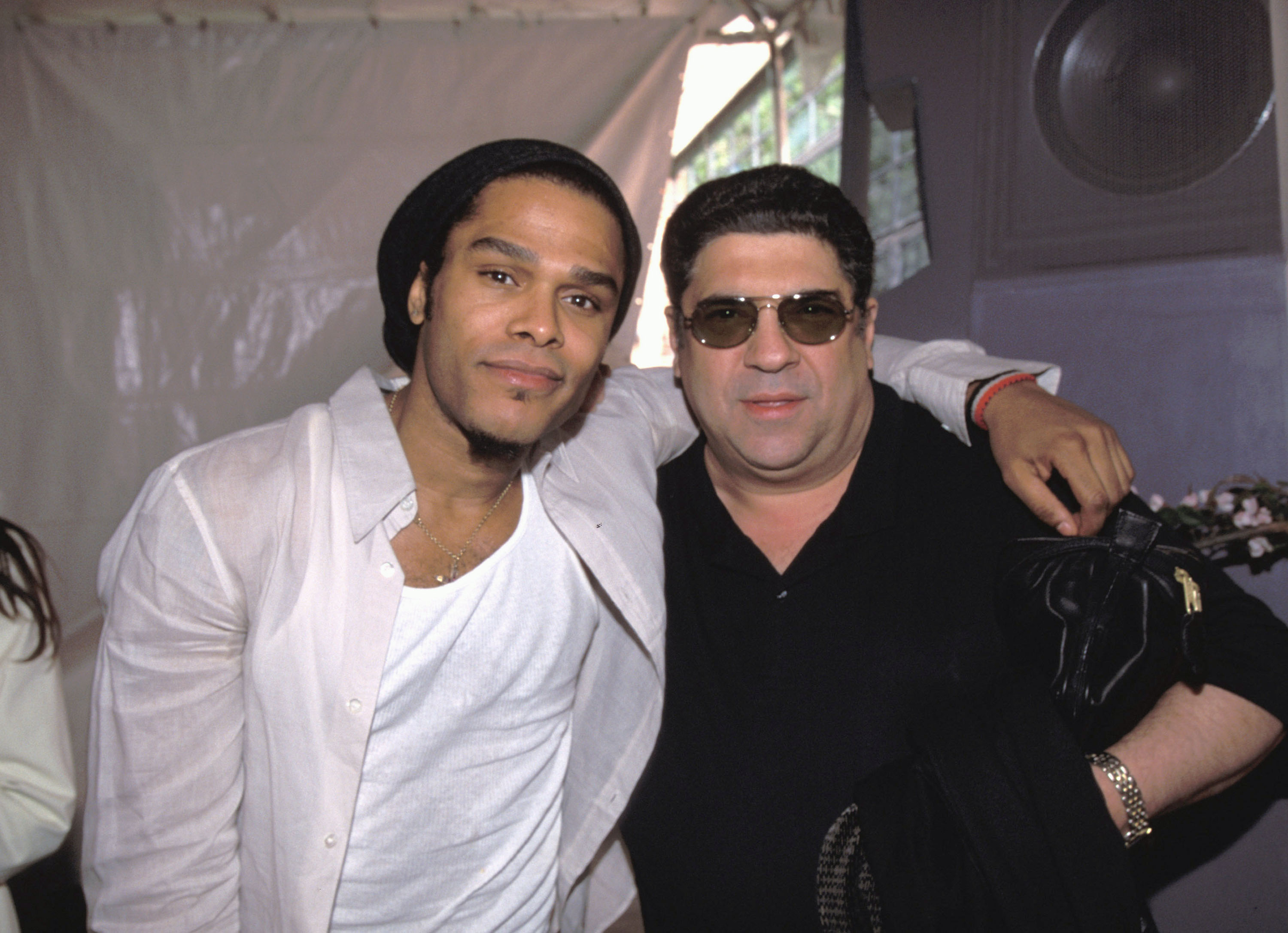 Vincent Pastore apareció en varios programas de televisión y concursos de telerrealidad tras su papel revelación. En esta foto, él y Maxwell asistieron a la