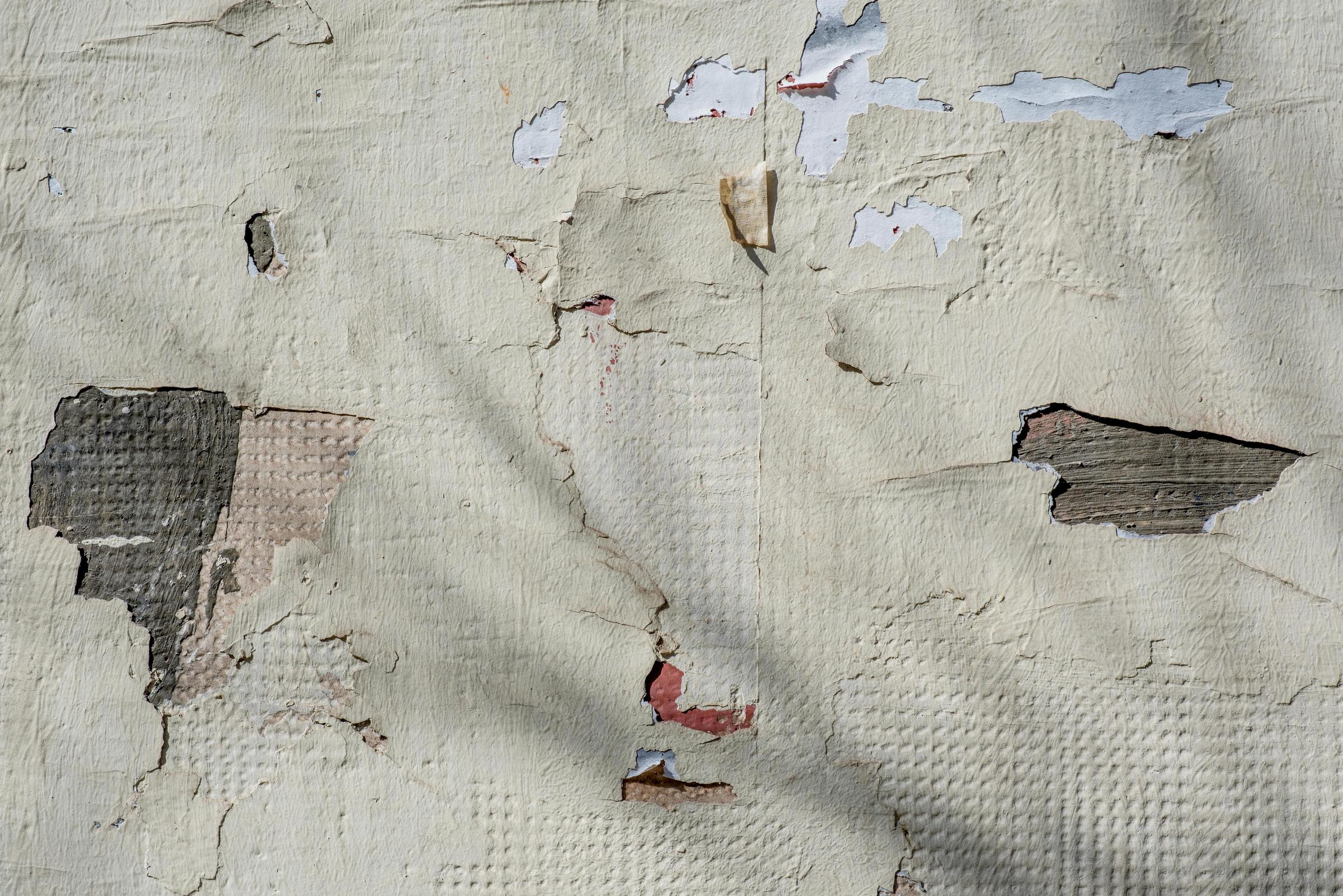 Una pared desconchada | Fuente: Pexels