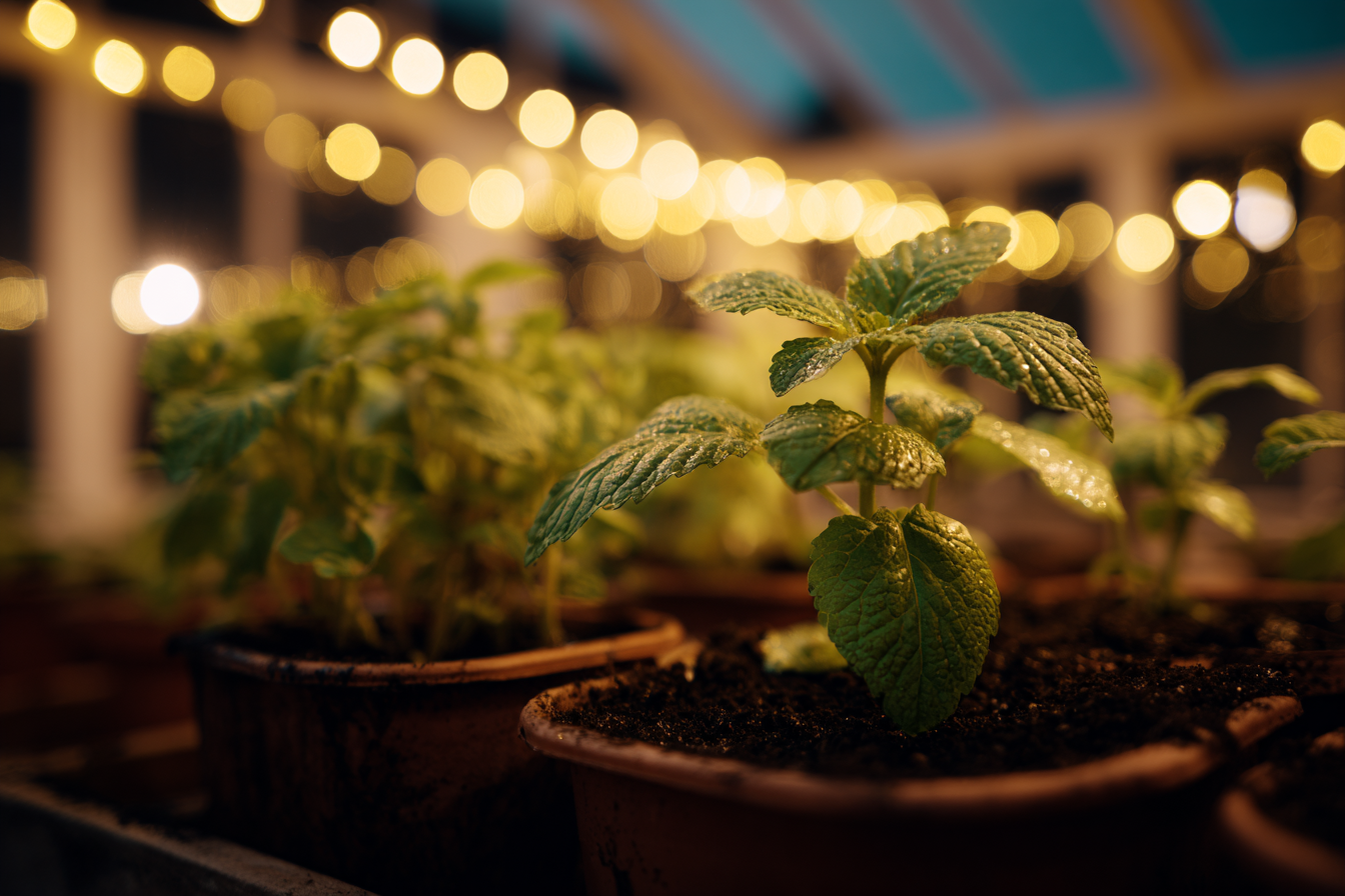 Primer plano de una planta | Fuente: Midjourney
