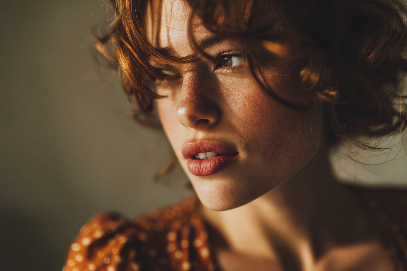Una mujer de aspecto triste | Fuente: Midjourney