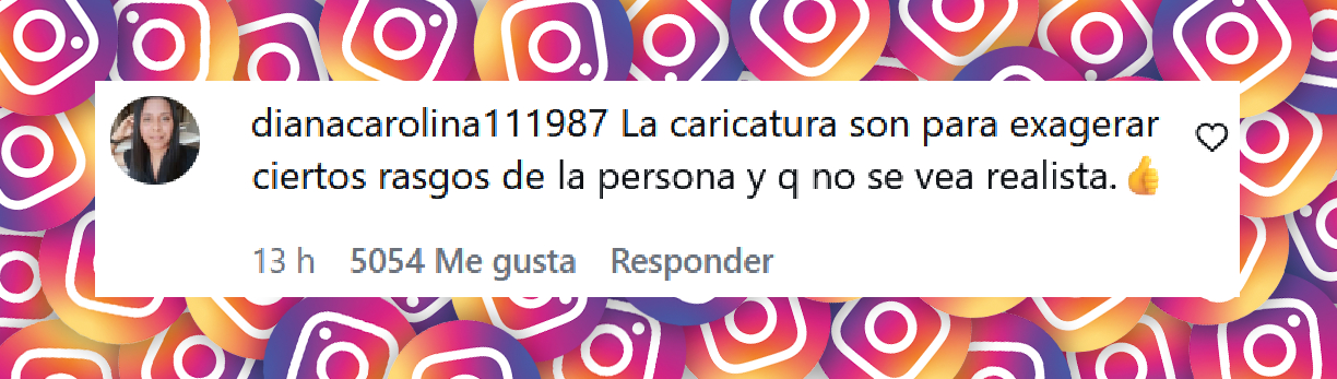 Comentario de una usuaria sobre el video de Eugenio Derbez compartiendo las caricaturas que hicieron de su hija Aitana | Fuente: Instagram/ederbez