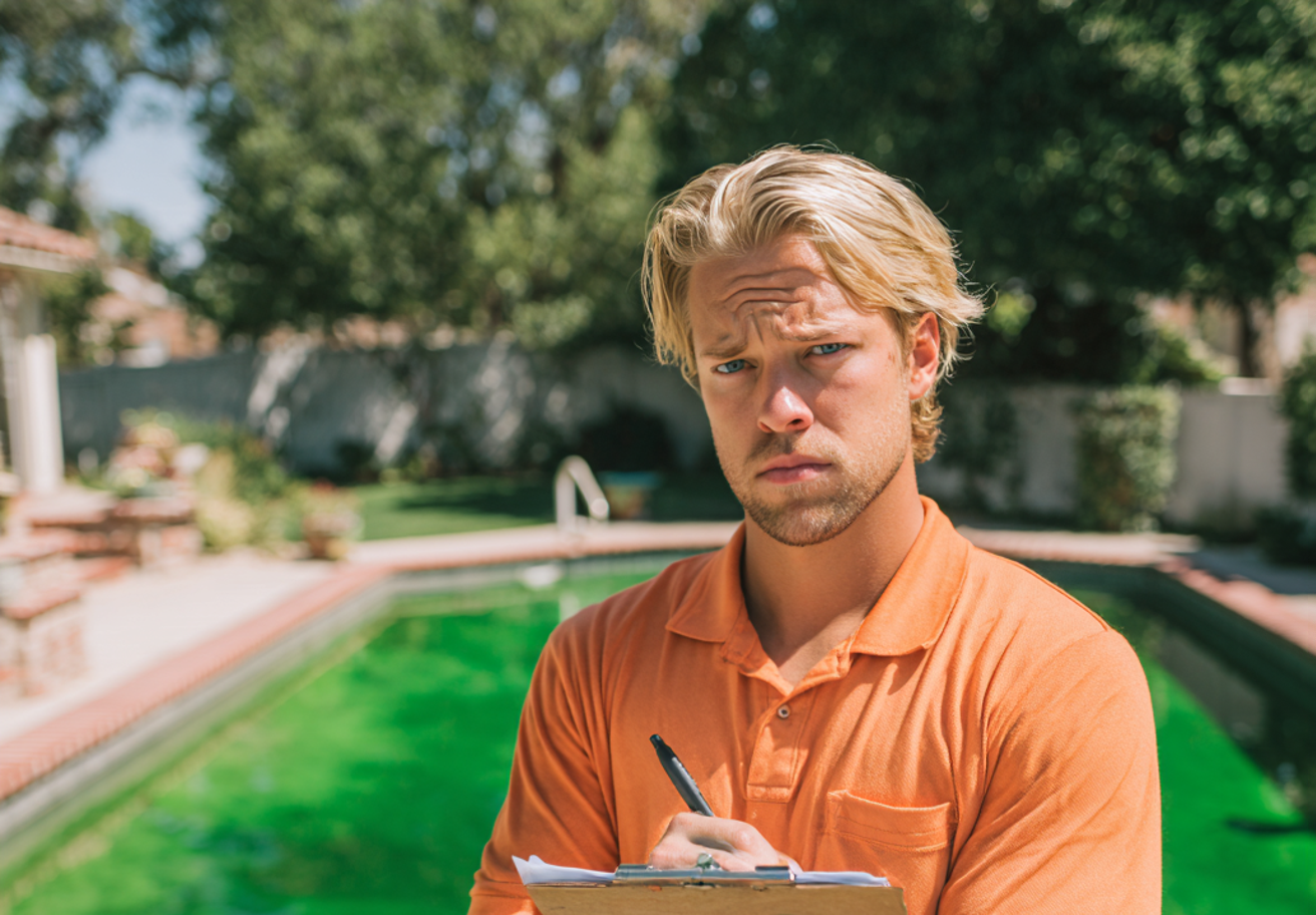 Un hombre ceñudo con un portapapeles en la mano | Fuente: Midjourney