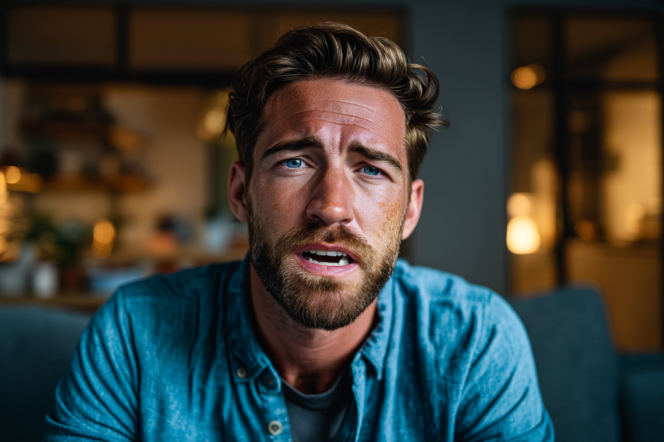 Un hombre hablando de su madre | Fuente: Midjourney