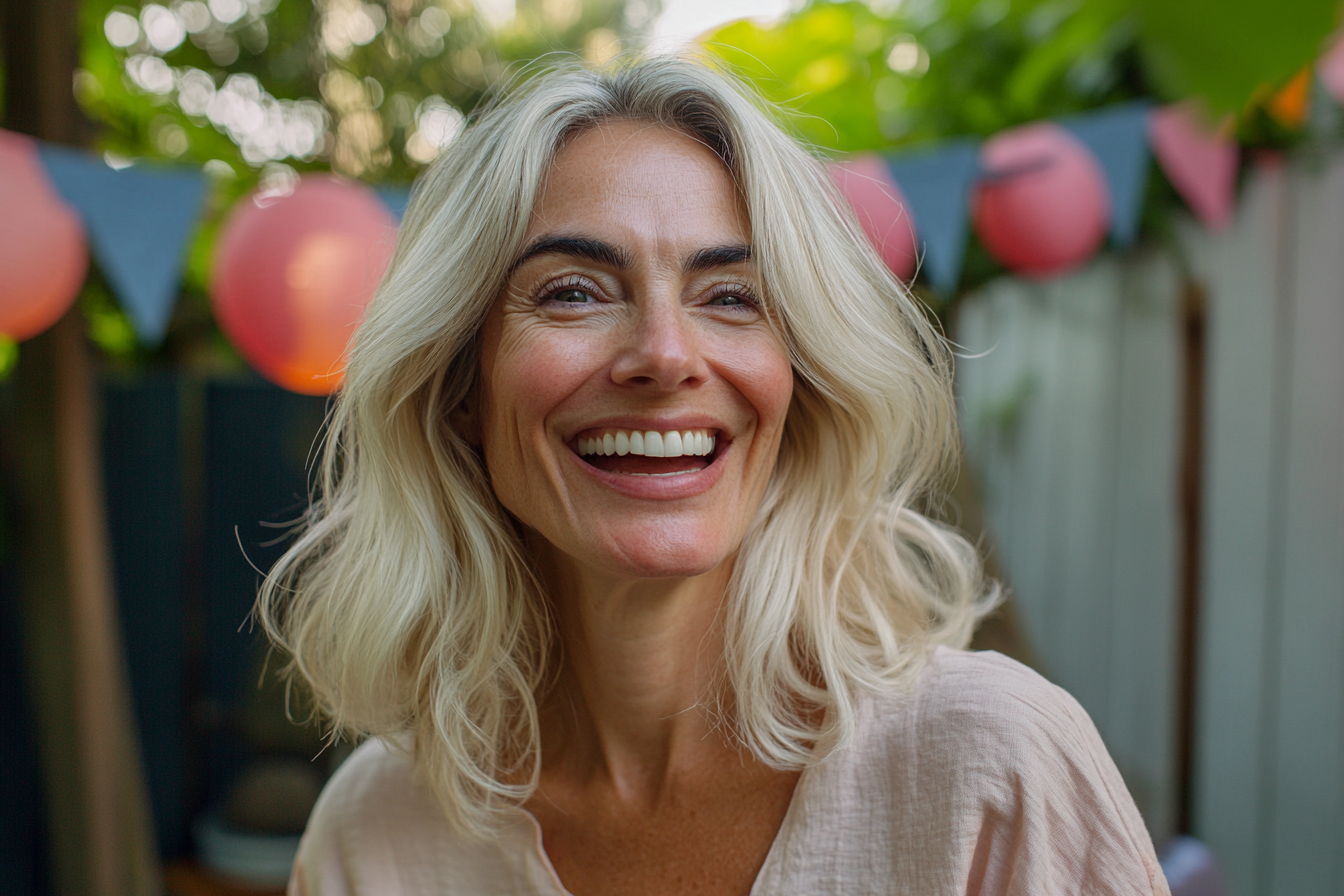 Una mujer en una fiesta | Fuente: Midjourney
