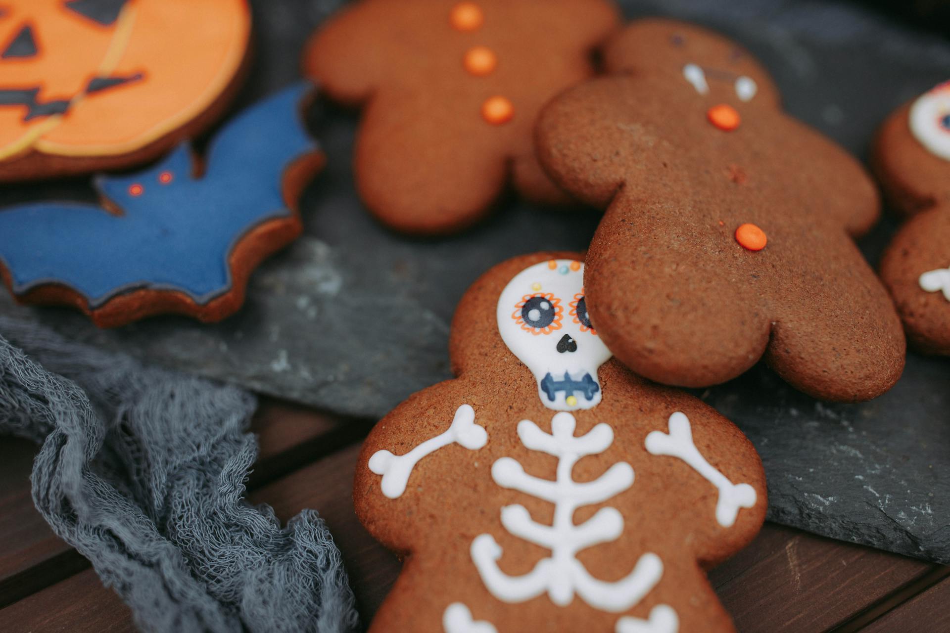 Galletas con temática de Halloween | Fuente: Pexels