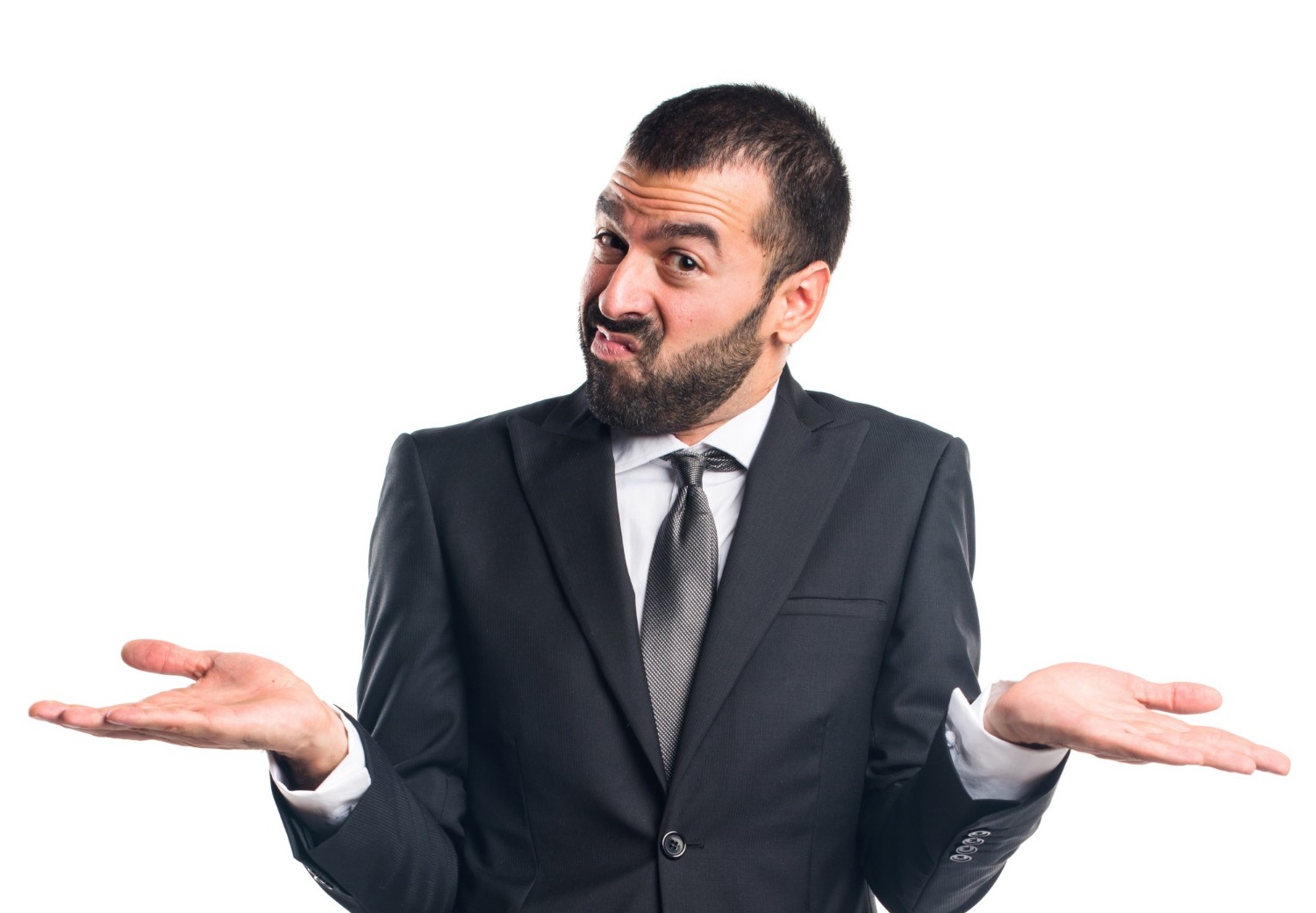 Un hombre encogiéndose de hombros | Fuente: Freepik