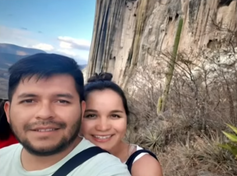 Cristina Calvillo Tovar (37) y Julián García Pimentel | Fuente: YouTube/Imagen Noticias